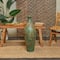 2.5ft. Green Ceramic Tall Distressed Antique Style Vase